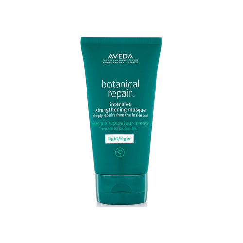 Aveda Botanical Repair Intensive Strengthening Masque Light i en mørk grønn tube mot hvit bakgrunn