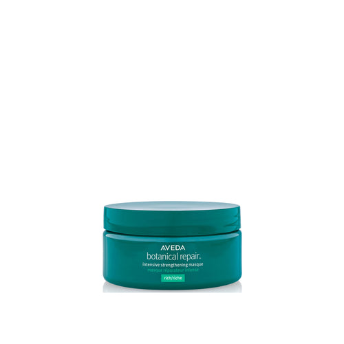 Aveda Botanical Repair Intensive Strengthening Masque Rich i en mørk grønn krukke mot hvit bakgrunn