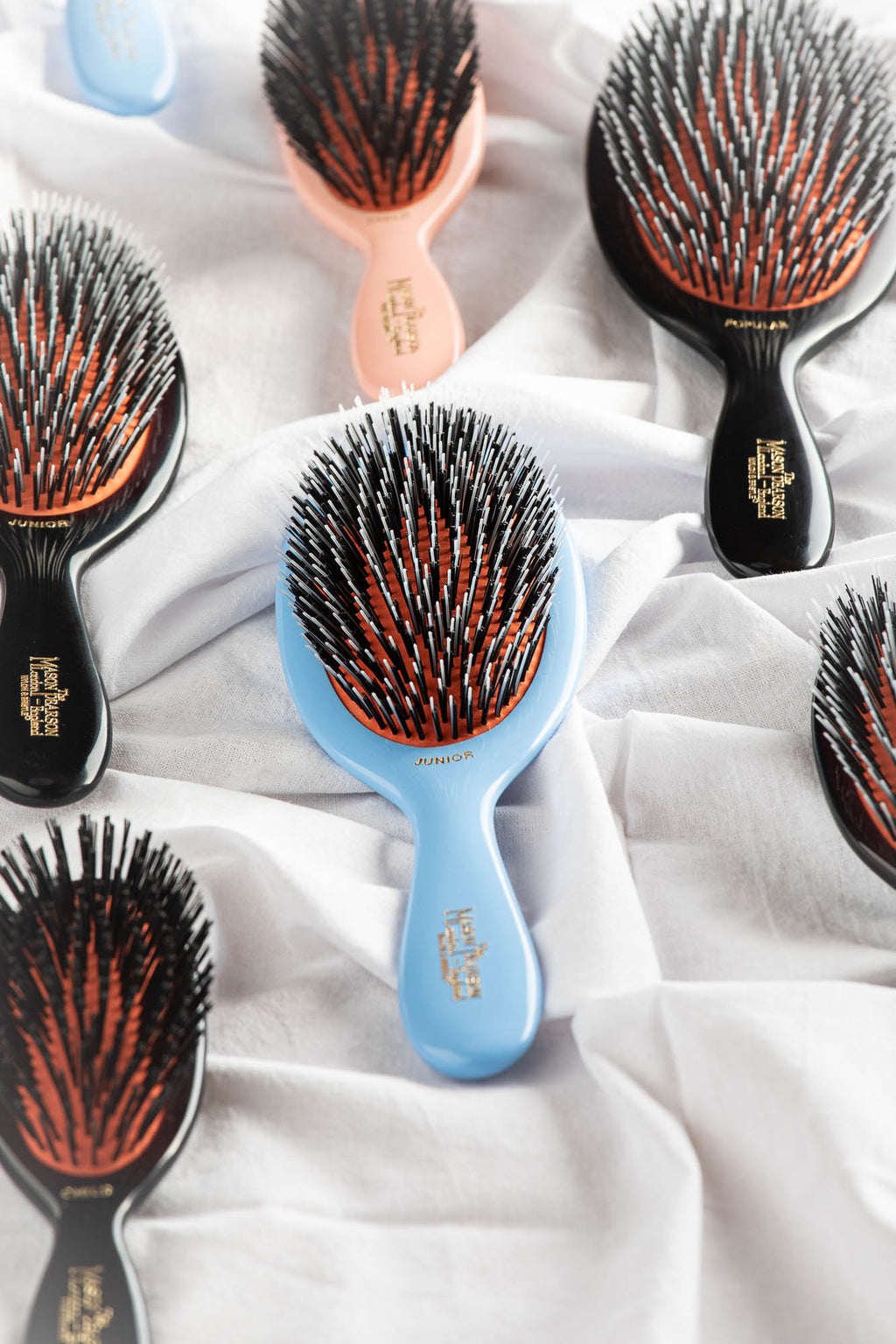 Mason Pearson junior BN2 hårbørste blå